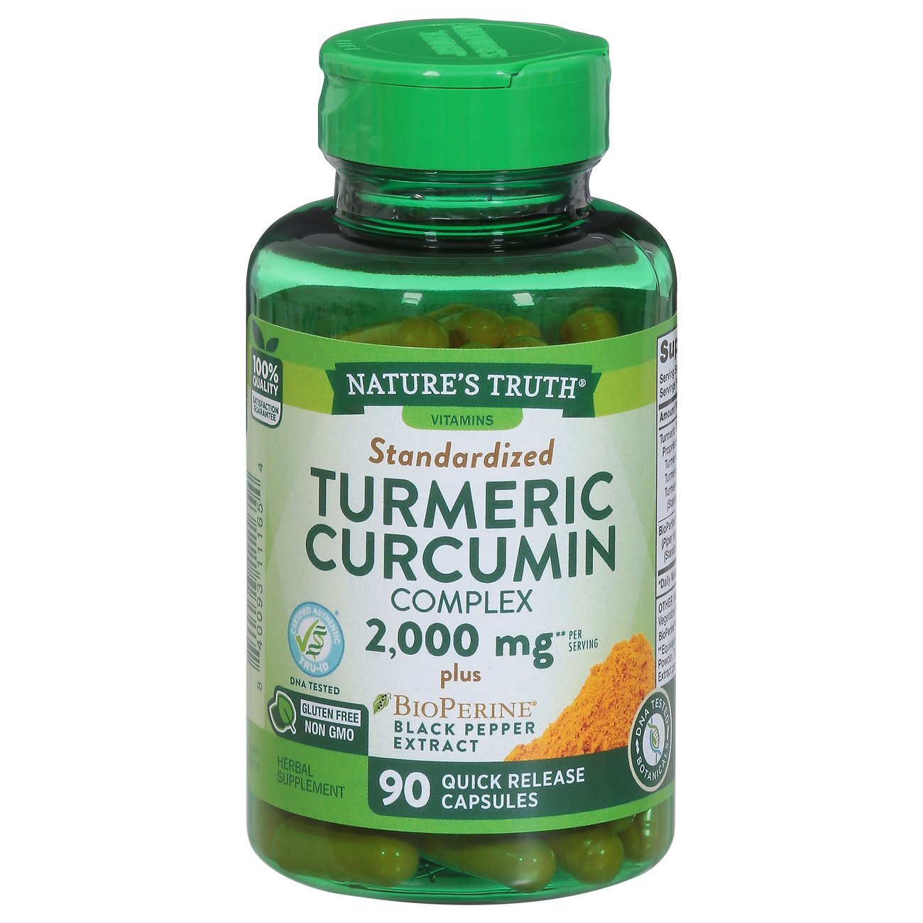 Nature's Truth Standardized Turmeric Curcumin Complex 2000 Mg 90Ct