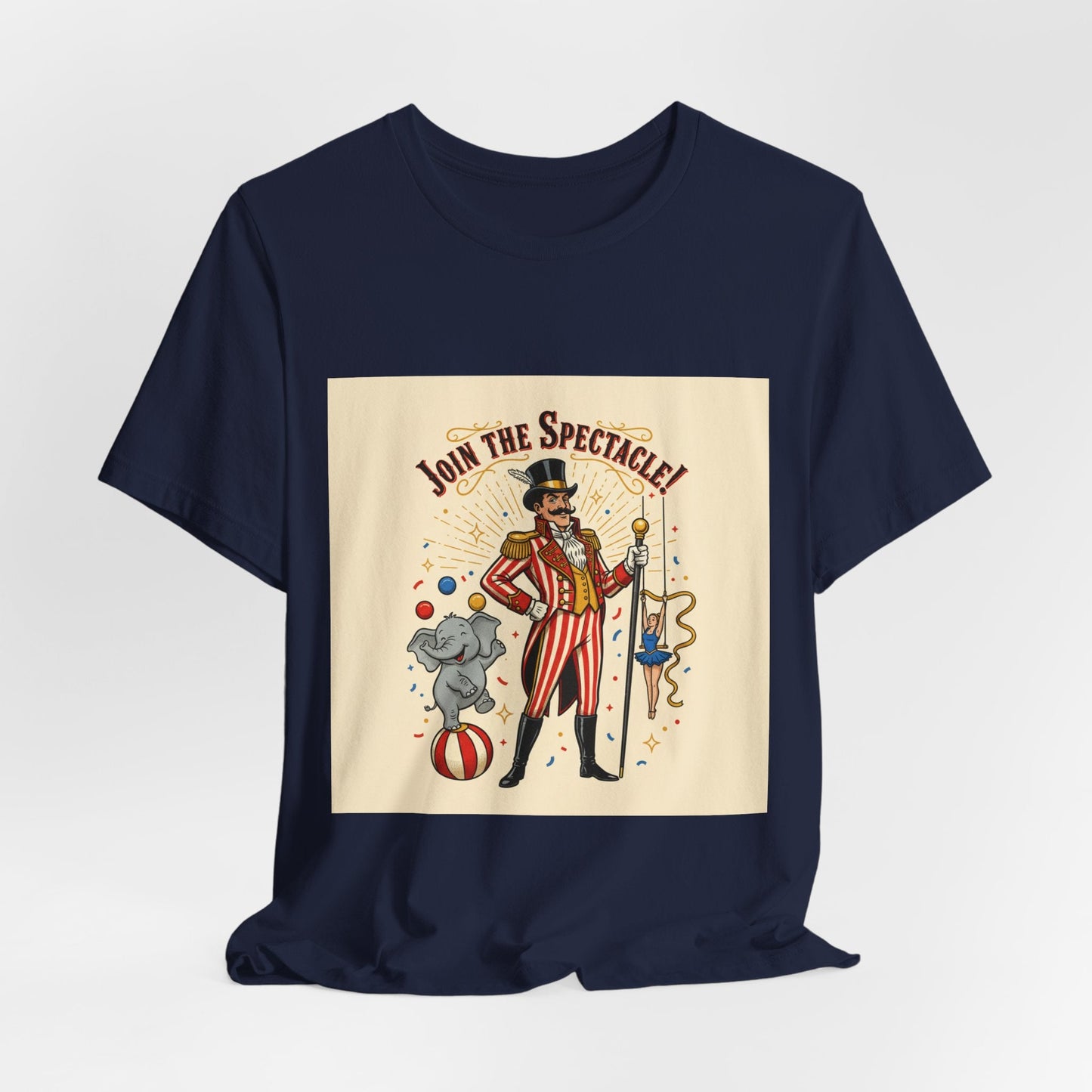 Vintage Circus Ringmaster Tee | vintage carnival design, big top shirt