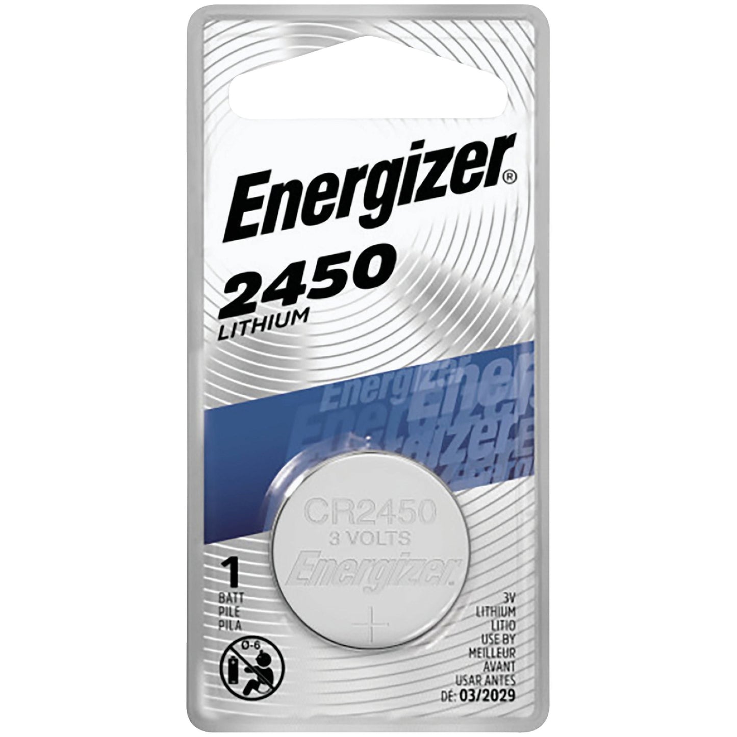 Energizer Lithium Coin Watch/Electronic Battery, 3