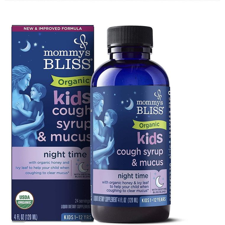 Mommy's Bliss® Organic Cough Syrup & Mucus Relief + Immunity Support (4 fl oz)