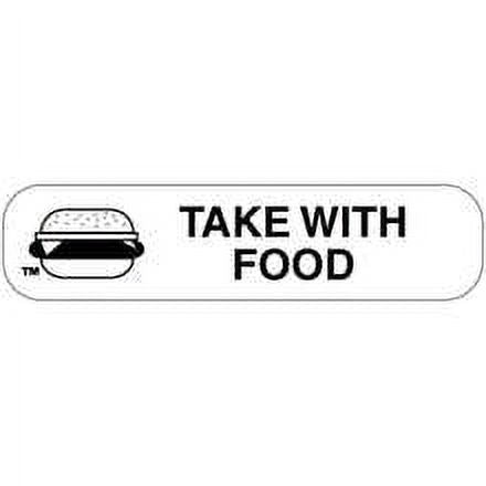 Apothecary "Take With Food" Label