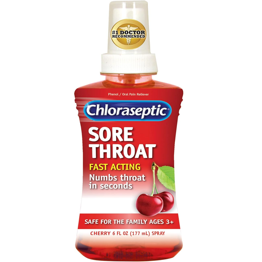 Chloraseptic Spray Cherry Sore Throat 6 Fl Oz