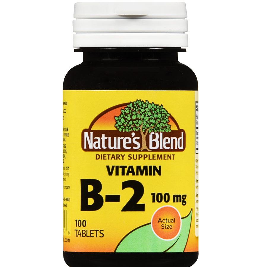 Nature's Blend S Vitamin B-2 Tablets 100 Mg