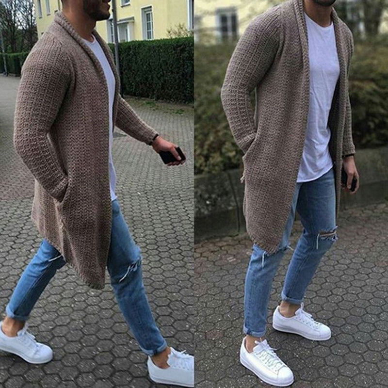 Sweater long sleeve plus size cardigan sweater