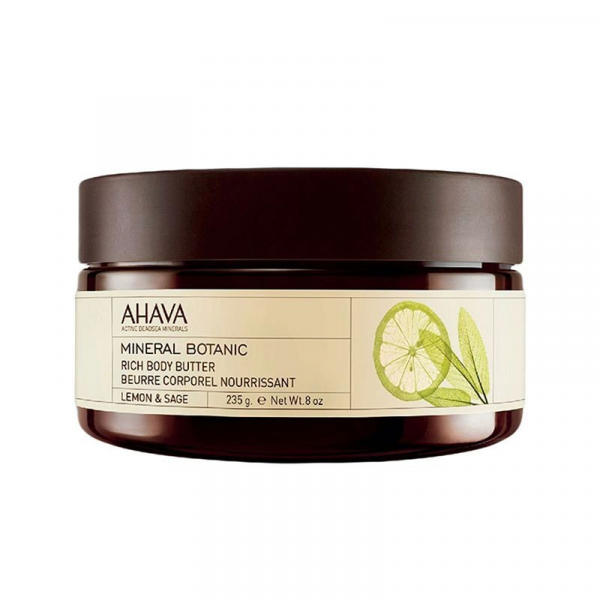 Ahava Rich Body Butter - Lemon & Sage 235g
