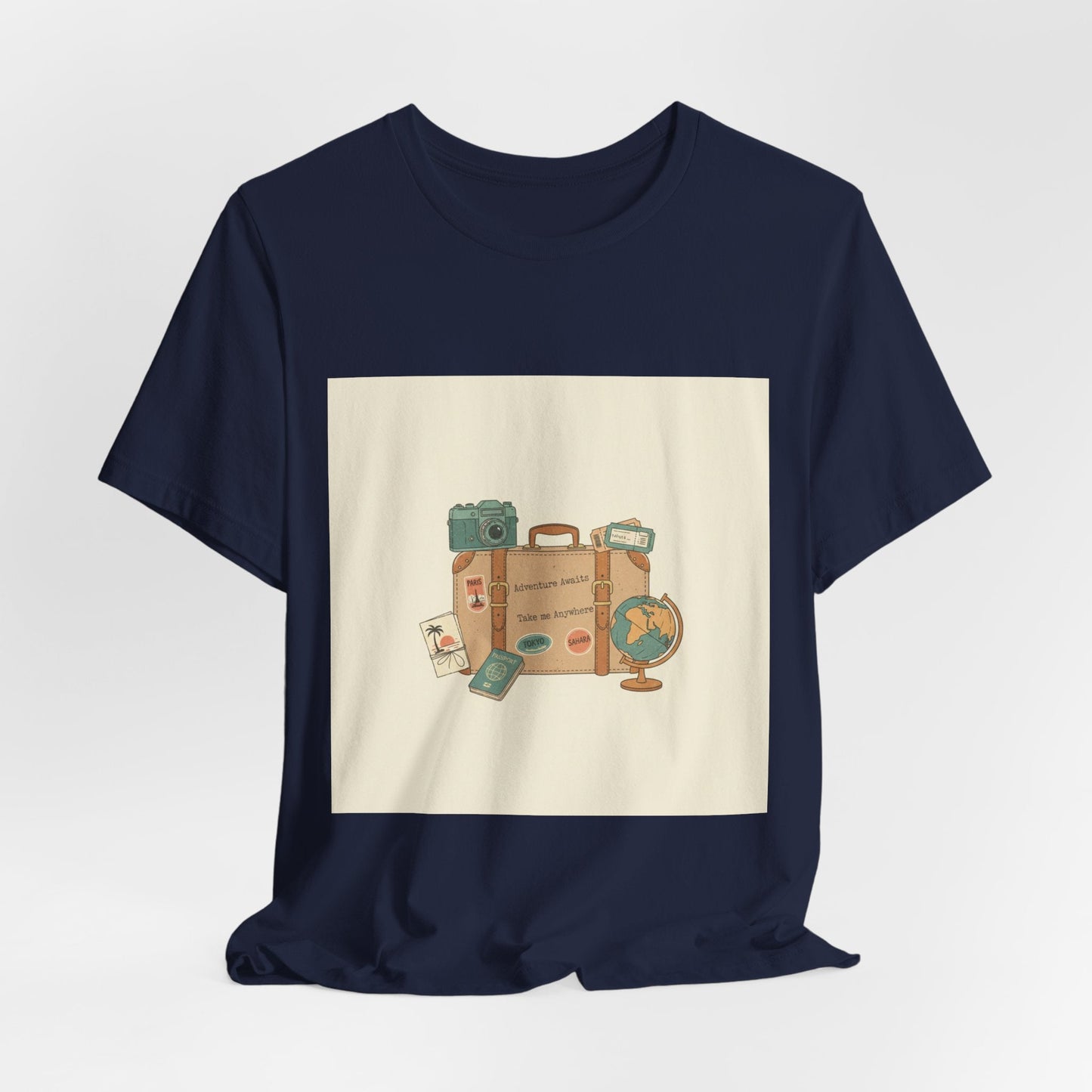 Vintage Travel Postcard tee | passport stamp, wanderlust design