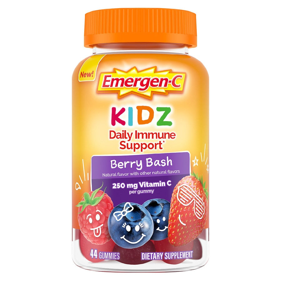 Emergen-C Kidz Immune Support Gummies Berry Bash 44Ct