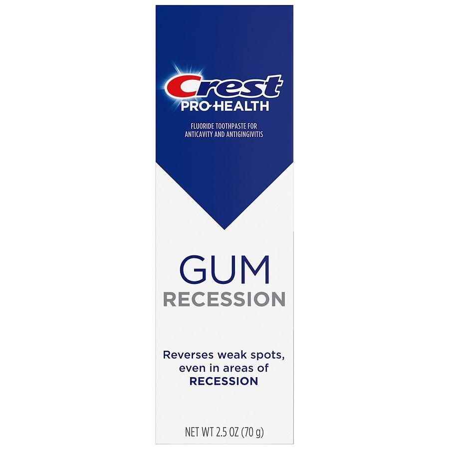 Crest Pro-Health Gum Recession Anticavity, Antibacterial Fluoride Toothpaste 2.5 oz