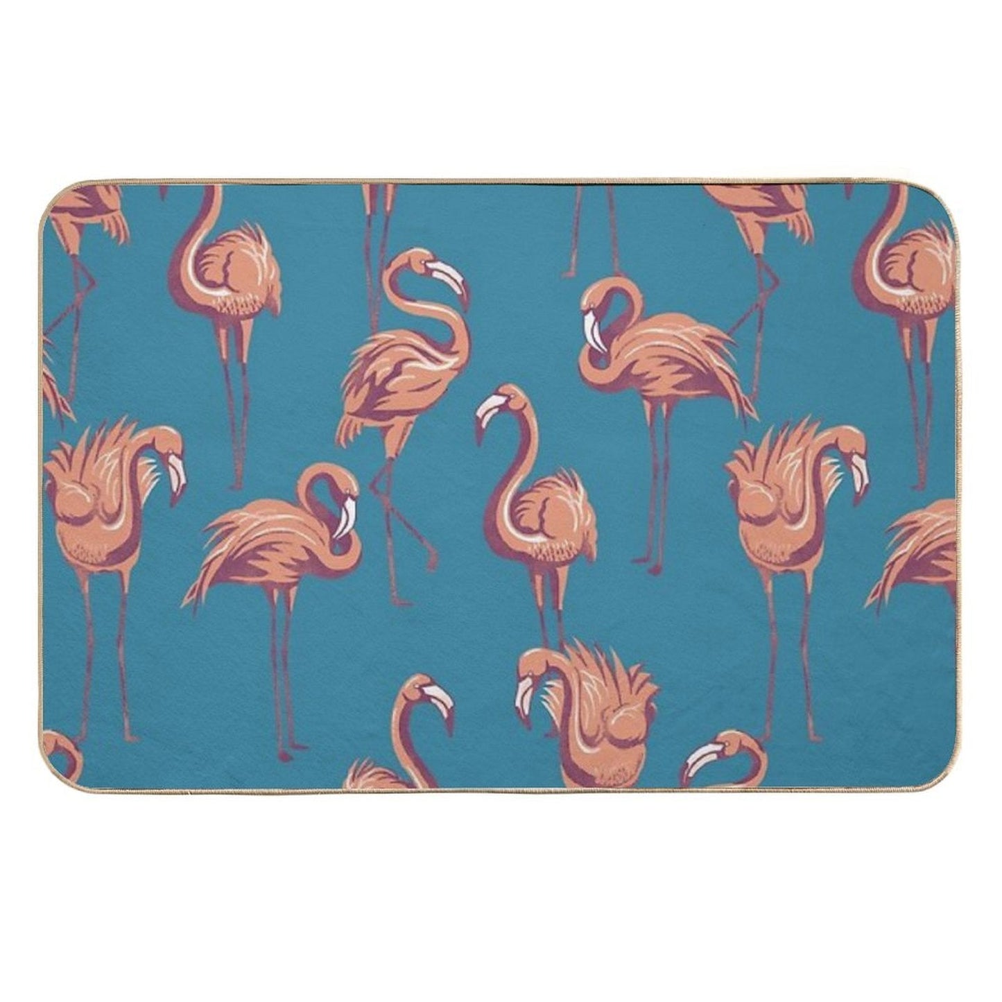 Flamingos Pet-Safe Bath Mat