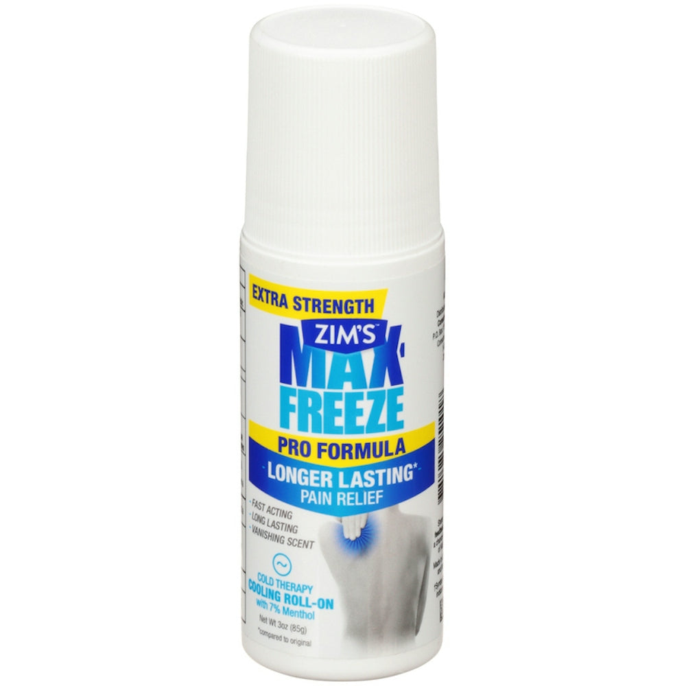 Zim's Pain Relief, Extra Strength, Pro Formula, Cooling Roll On 3 Oz