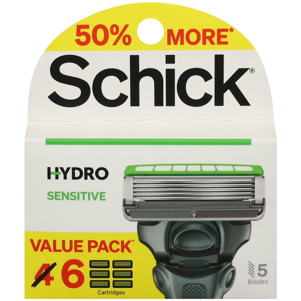 Schick Hydro Men's Sensitive Razor Refills Value Pack