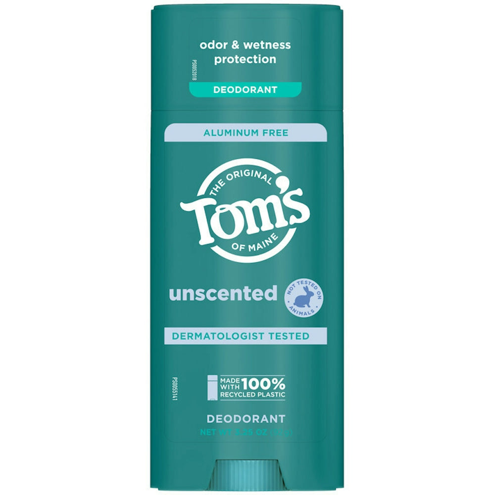 Tom's of Maine Aluminum Free Unscented Deodorant 3.25 Oz