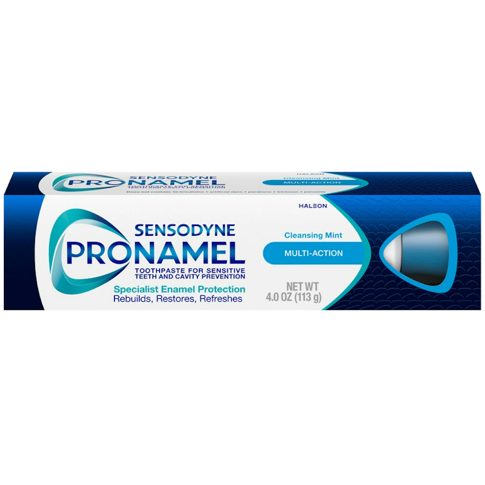 Sensodyne Pronamel Multi Action Cleansing Mint Toothpaste 4 Oz