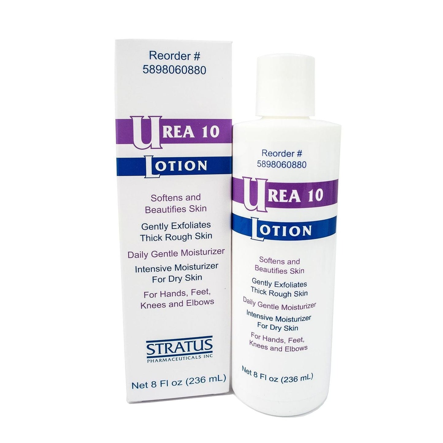 Stratus Pharmaceuticals Urea 10 Lotion – 8 fl oz (10% Urea)