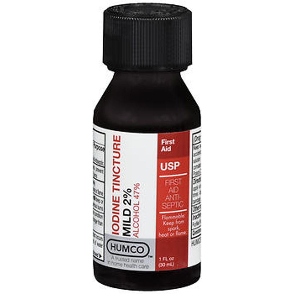 Iodine Mild 2% Tincture 1 Oz