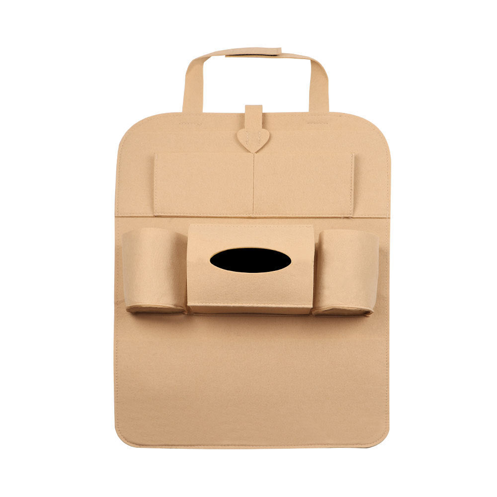 Car Storage Bag Felt Seat Back Long Large