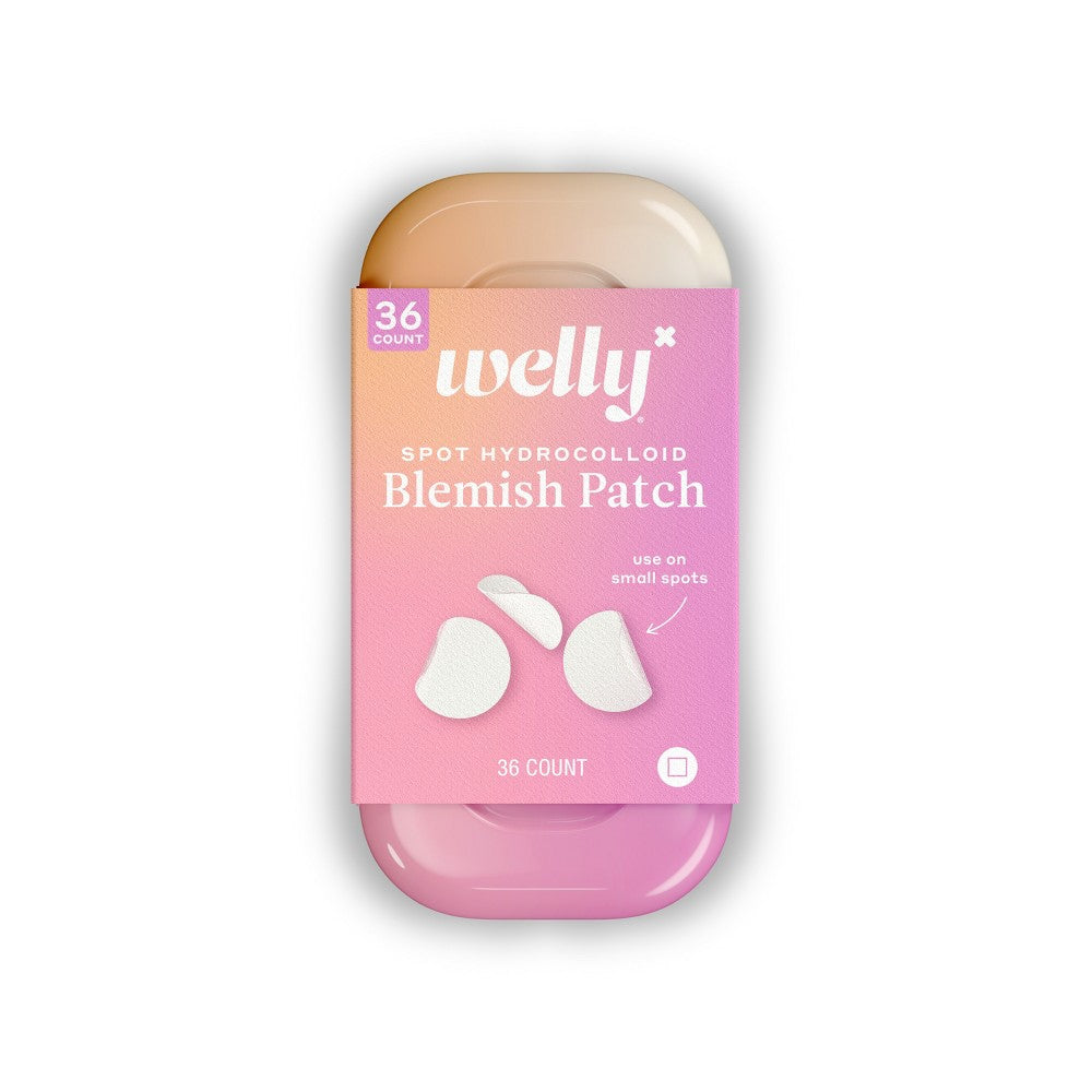 Welly Hydrocolloid Face Saver Acne Bandages - Clear - 36ct