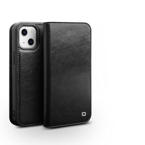 Suitable for iPhone 16 Promax phone case leather flip cover Apple 15 13 phone protective case card insertion