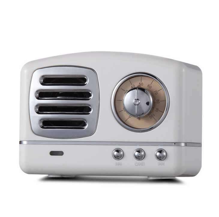 Retro Knob Wireless Bluetooth Speaker U Disk Card Radio Portable Multi-color Bluetooth Audio