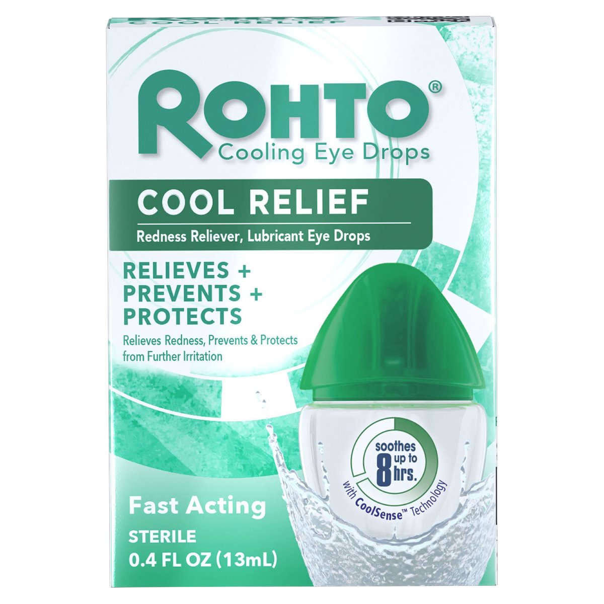 Rohto Cool Relief Eye Drops 0.4 Fl Oz