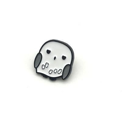 Harri Potter Wizard student Enamel Pin Brooches Cartoon Creative Metal Brooch Pins Denim Hat Badge Collar Jewelry