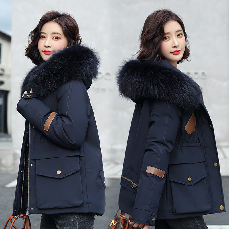 Tooling To Overcome The Thicker Loose Plus Size Women's Cotton-padded Jacket