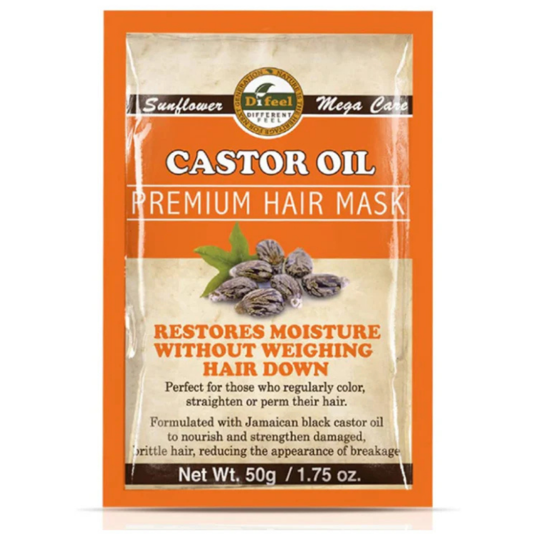 Difeel Castor Oil Premium Hair Mask (1.75oz)