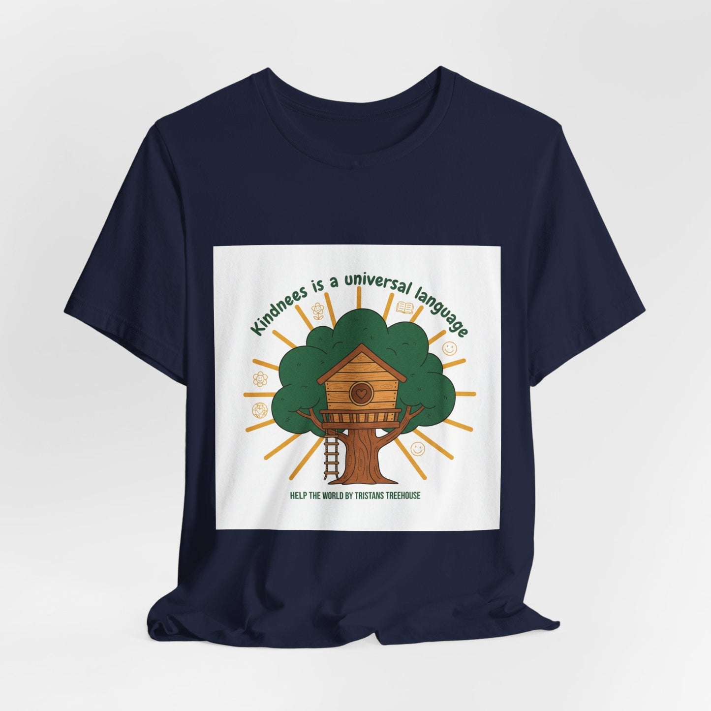Kindness Is a Universal Language Tee | eco tee, climate humor