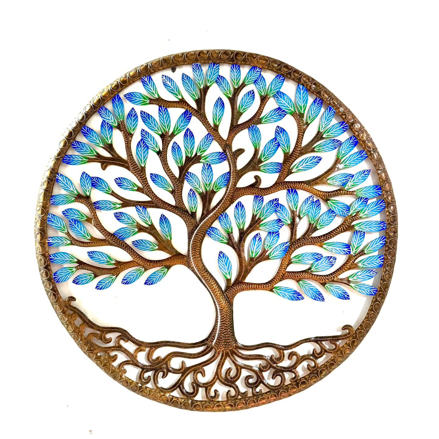 Blue and Bronze Tree of Life