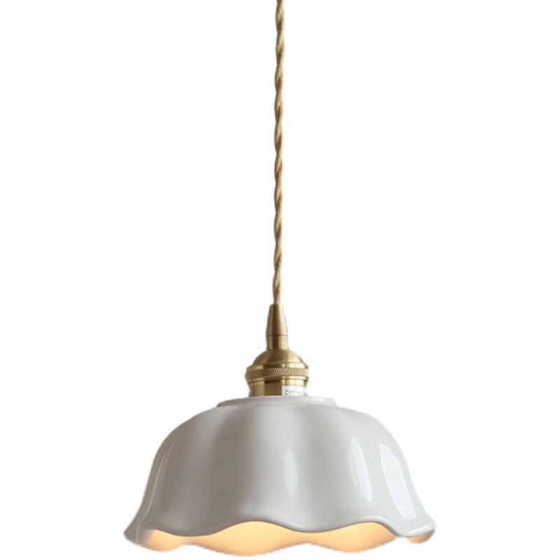 Modern Minimalist Dining Room Pendant Light Japanese Simple Solid Wood Pendant Light Fresh Single Head Three Heads Dining Room Pendant Light