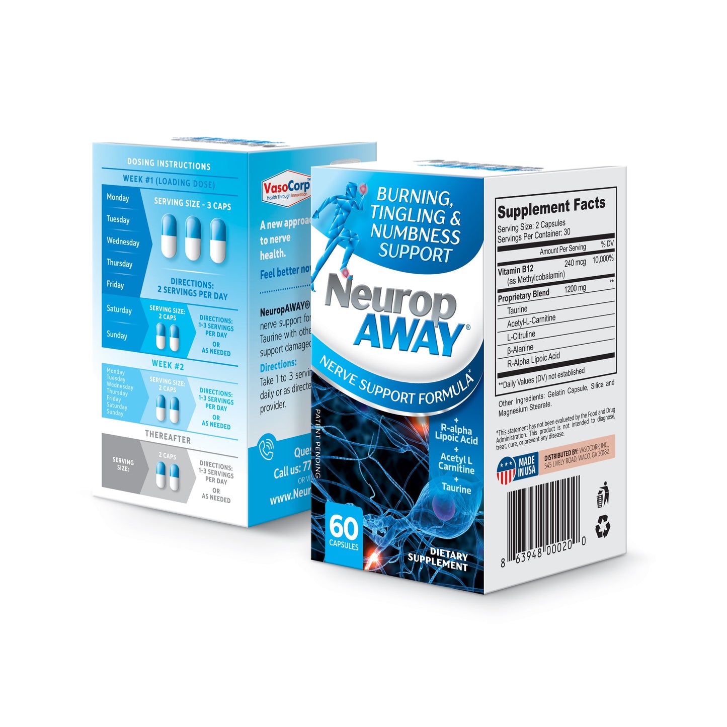 Neuropaway Nerv Spt Cp 60