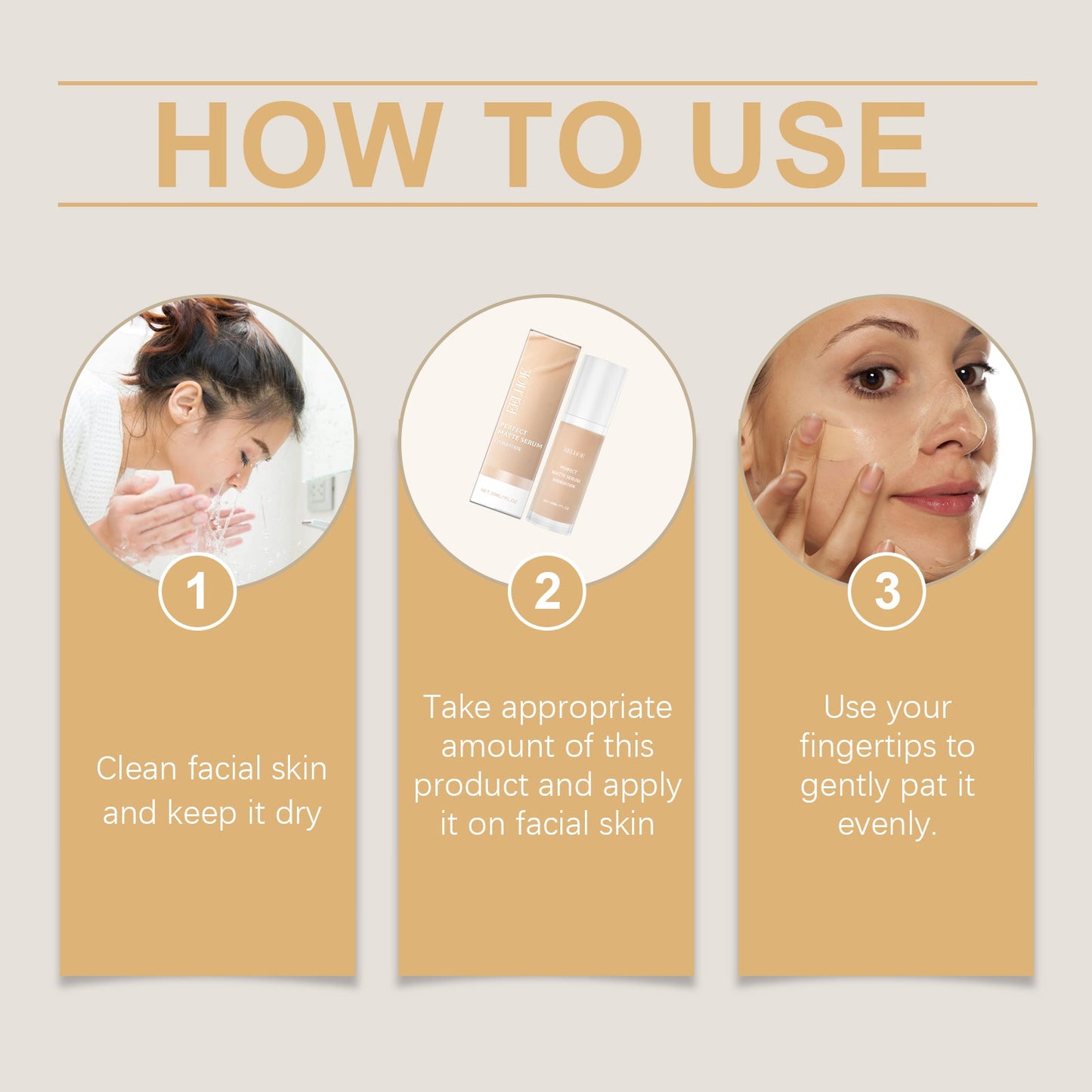 Moisturizing Liquid Foundation Easily Creates A Natural Skin Tone Concealer Moisturizing And Long-Lasting Long-Lasting Makeup Foundation