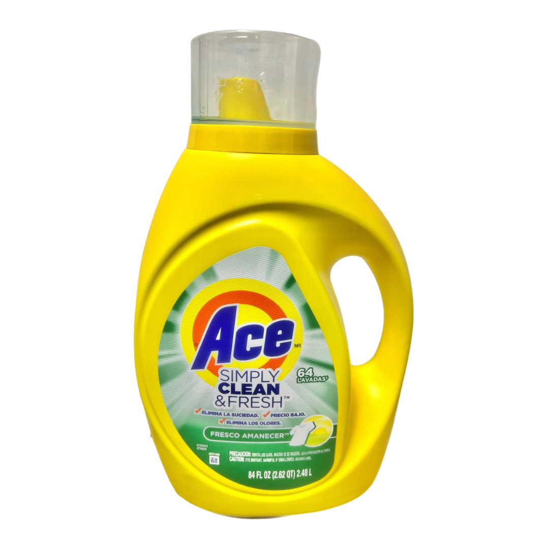 Ace Simply Liquid Detergent (84 oz) – Fresh Dawn Scent