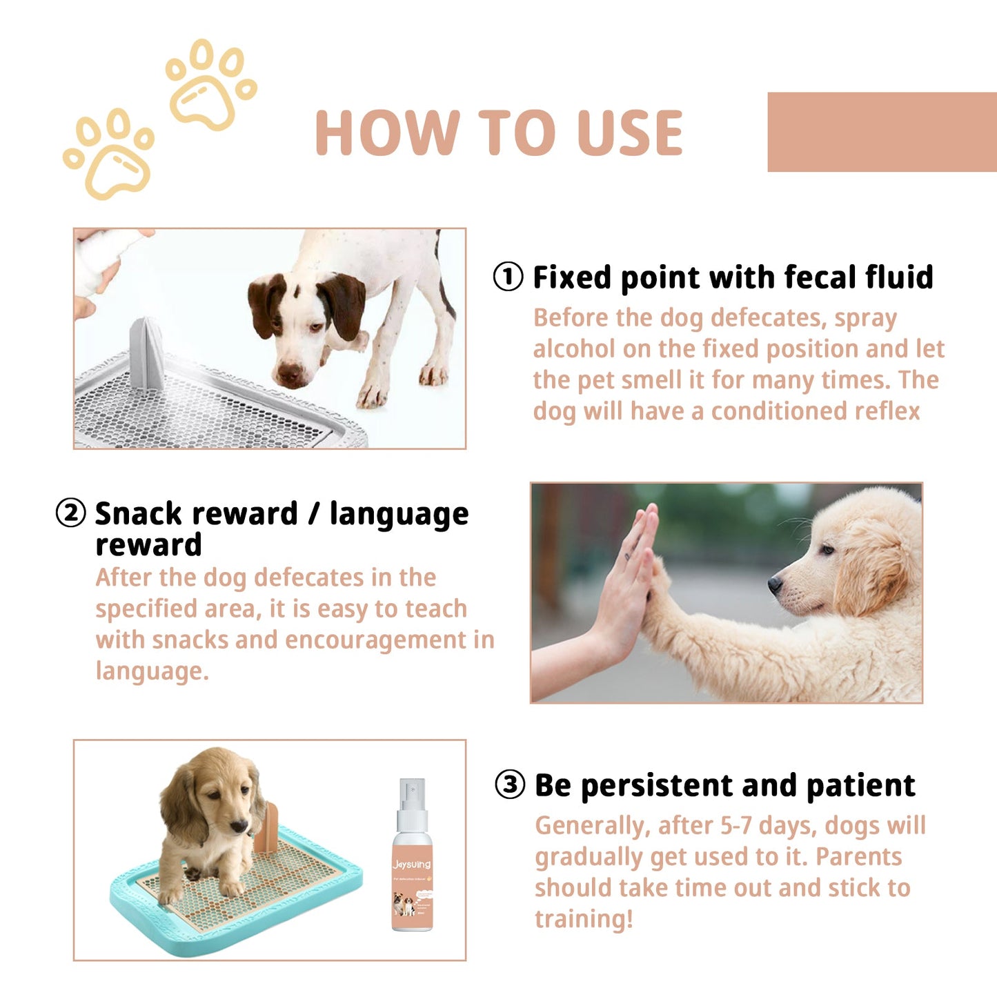 Pet Defecation Inducer Spot-Training Induction Spray Pet Toilet Inducer