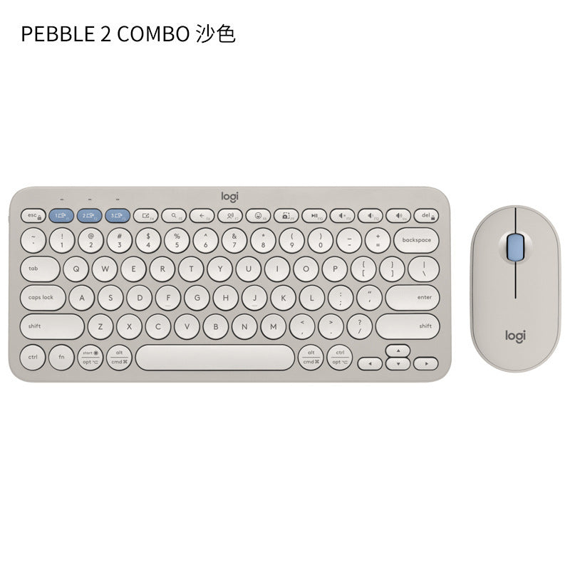 Logitech K380 Mini Bluetooth Wireless Keyboard Tablet Phone Pebble2+K390 Set