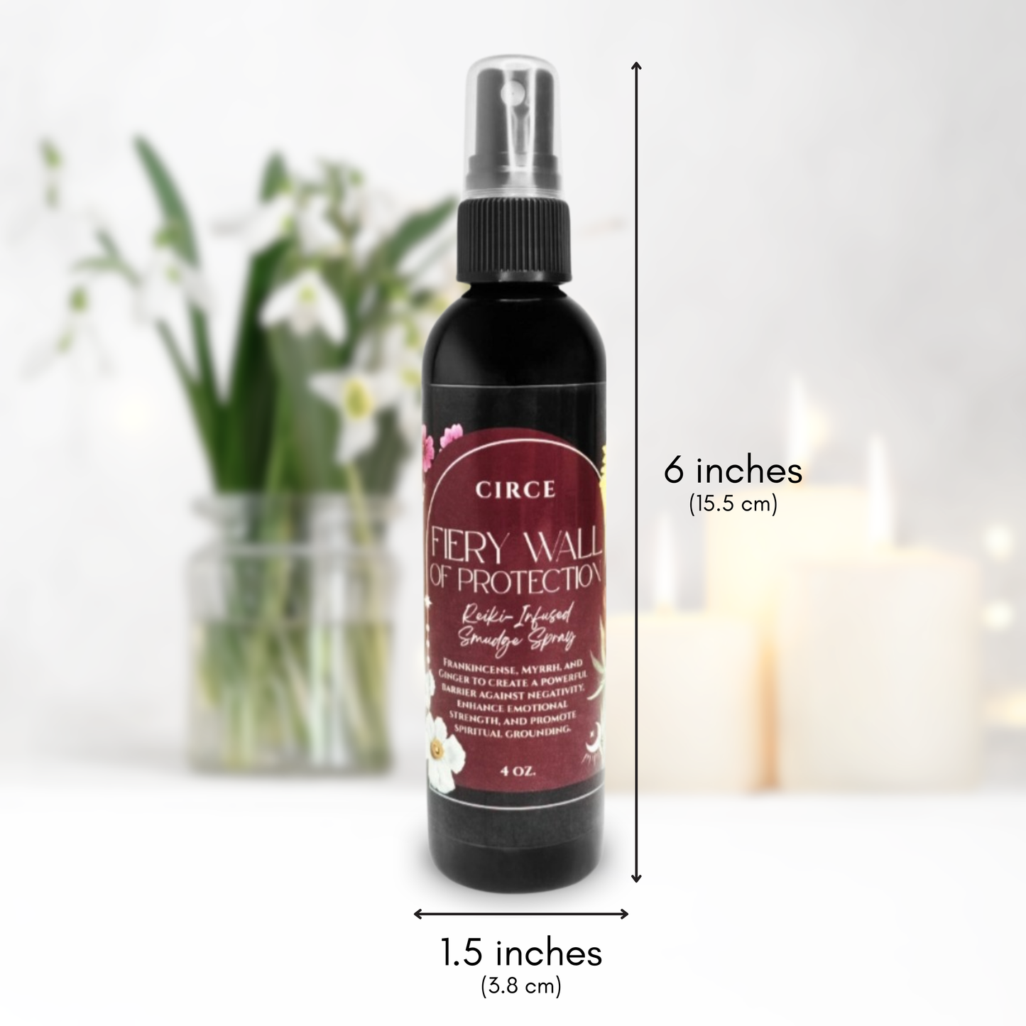 Fiery Wall Of Protection Smudge Spray — Room & Body Mist