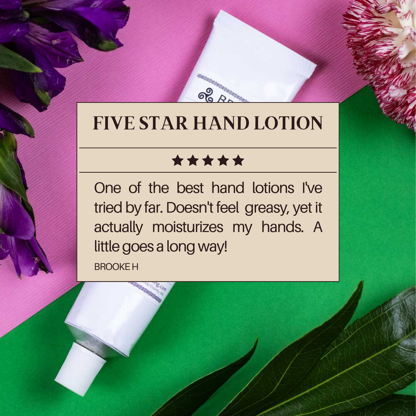 Lughnasadh Natural Hand Lotion – Blackberry, Oats & Honey, Paraben-Free