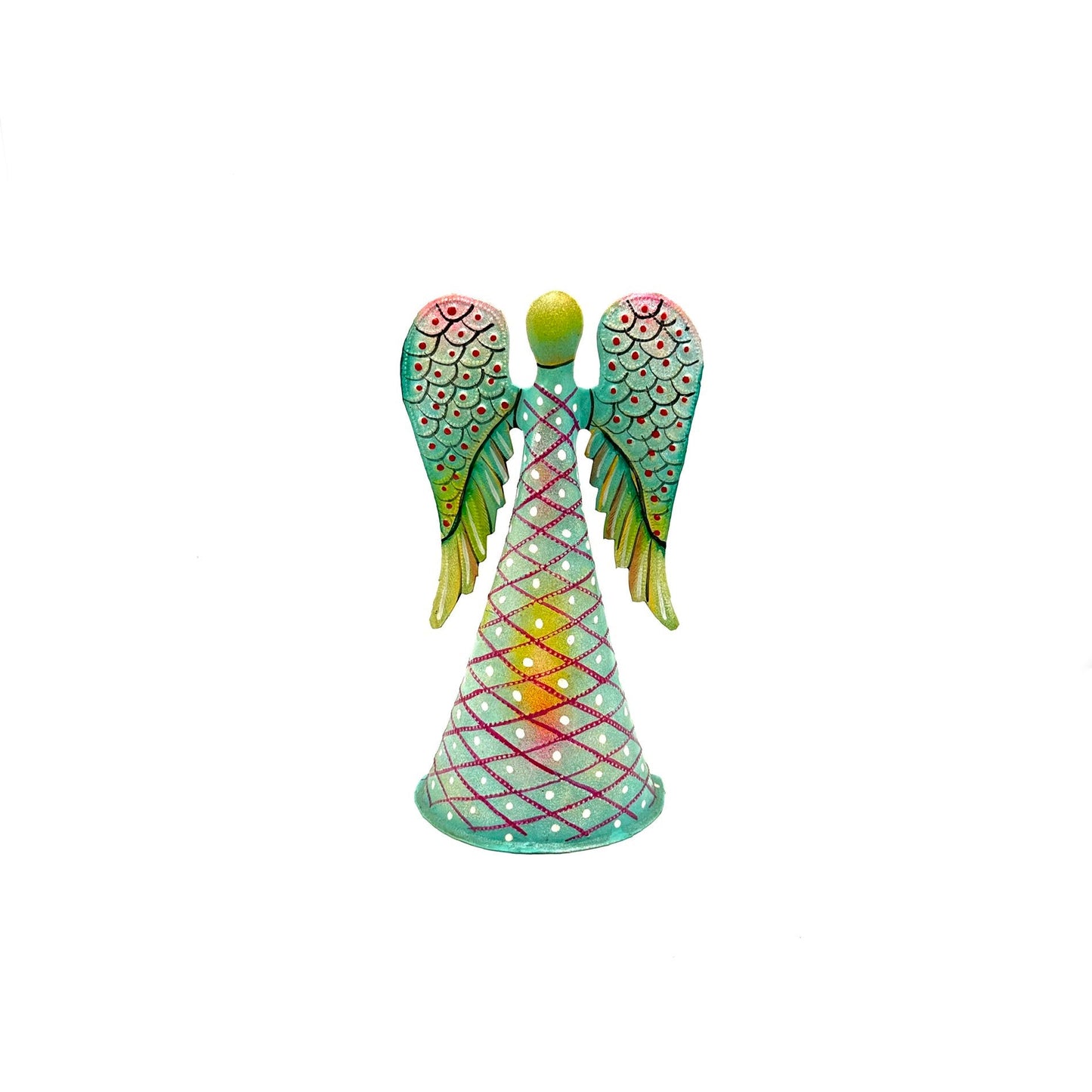 Pink-Green Standing Angel