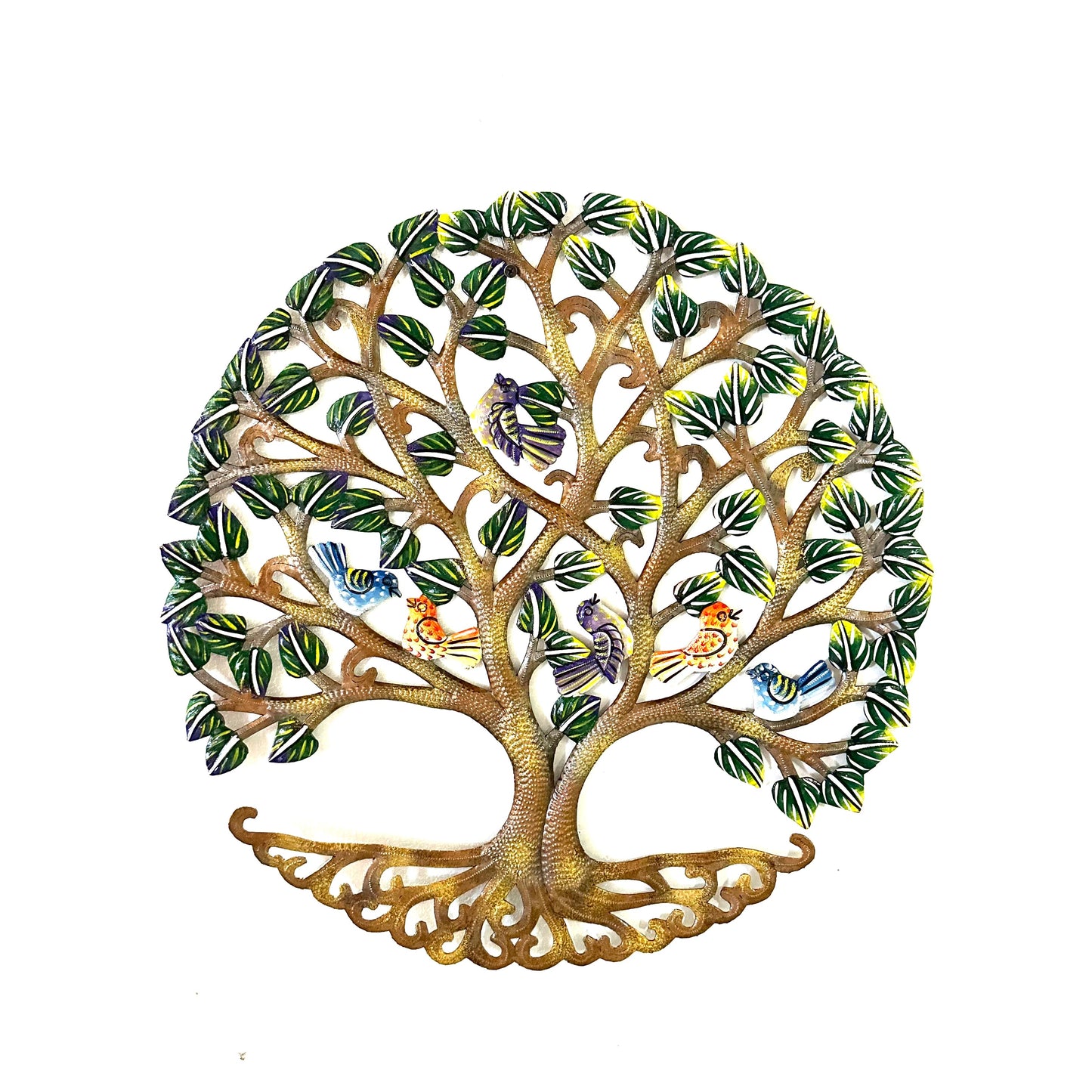 Tree of Life- Purple and Green Hues