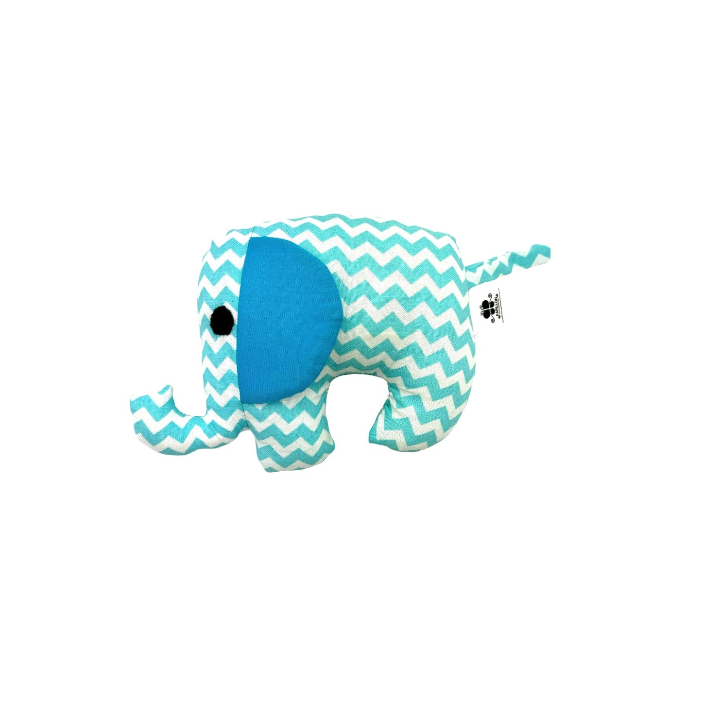 Baby Elephant- Chevron Blue
