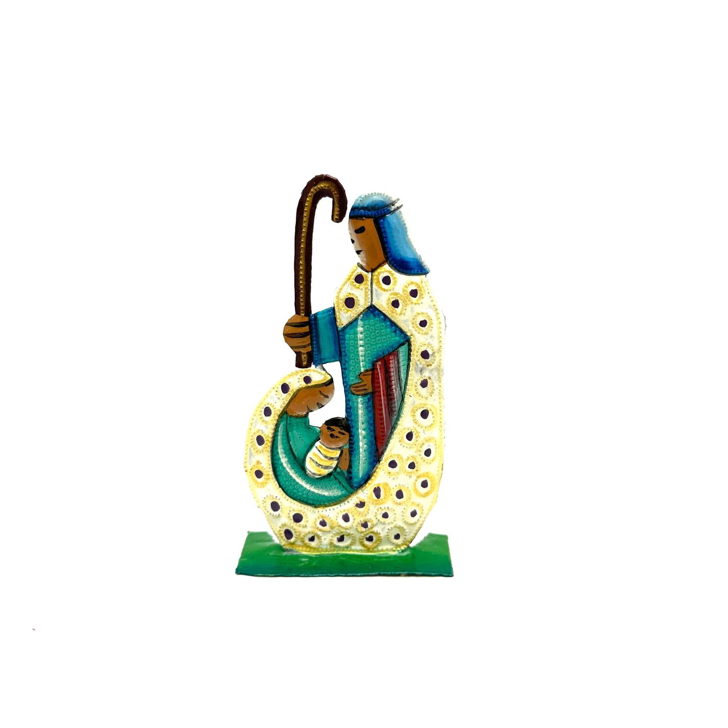Small Painted Holy Family