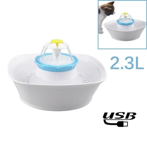2.3L Automatic Cat Water Fountain Drinking Dispenser