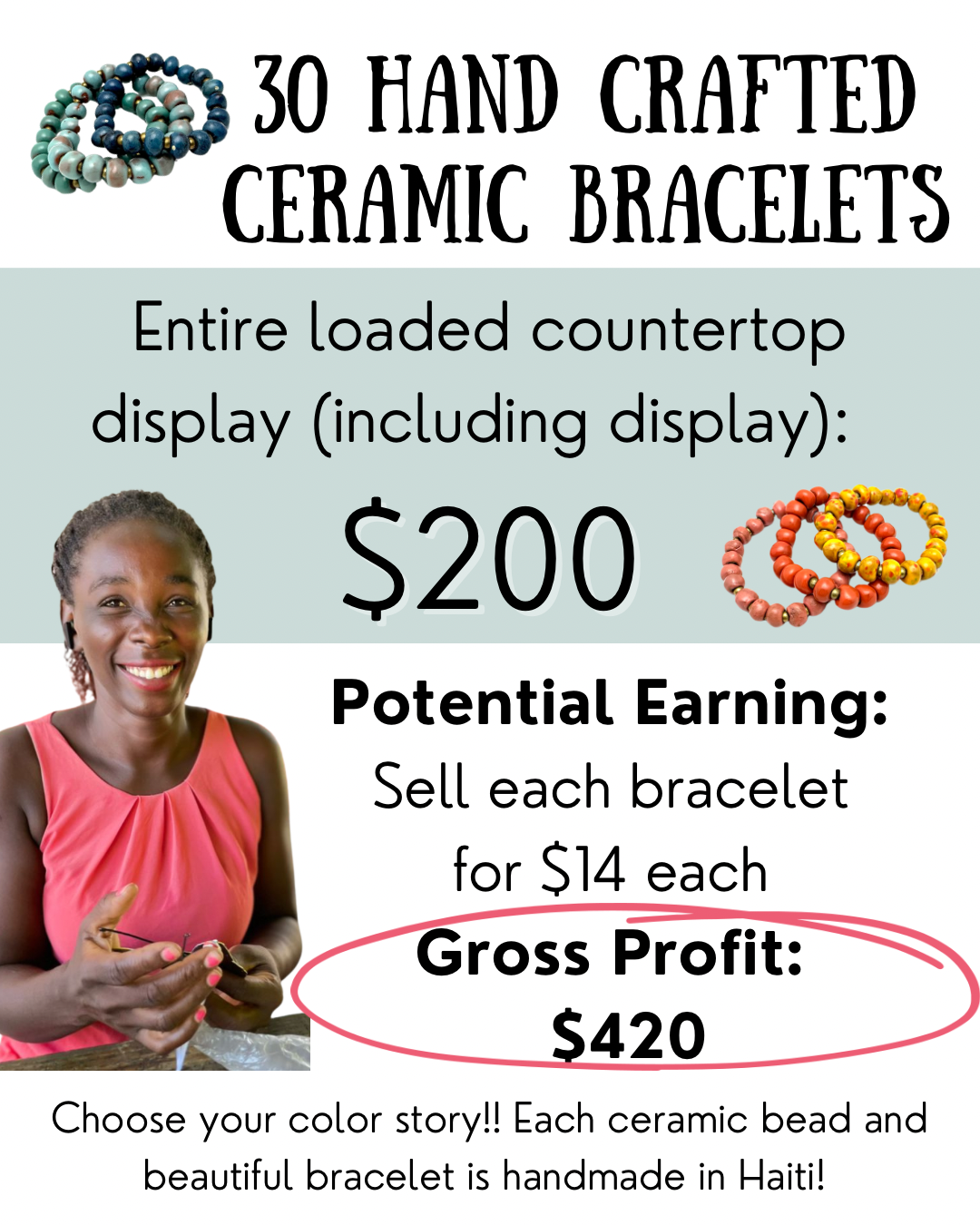 Mini Loaded Bracelet Display Set (set of 30)