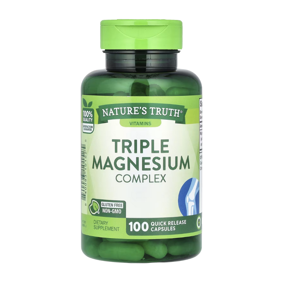 Nature’s Truth Triple Magnesium Complex Capsules (100 count)