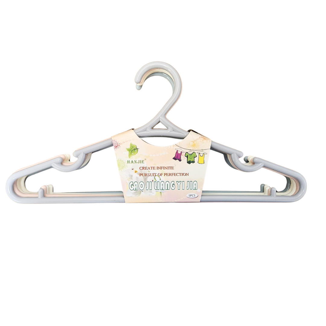 Plastic Hangers, 5 pack (AA2023‑10‑045)