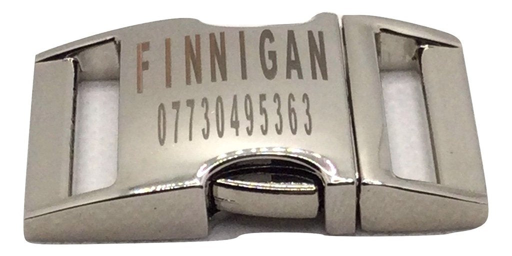 Cotton Paws Bespoke Engraved Designer Dog Collar