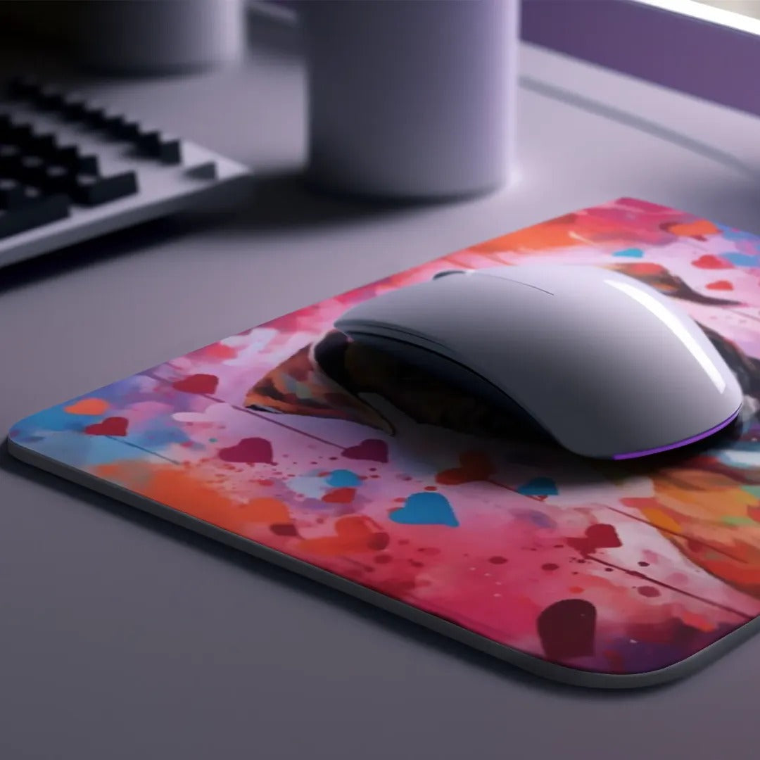 Sweetheart Dog Boxer Non-Slip Rubber Mousepad