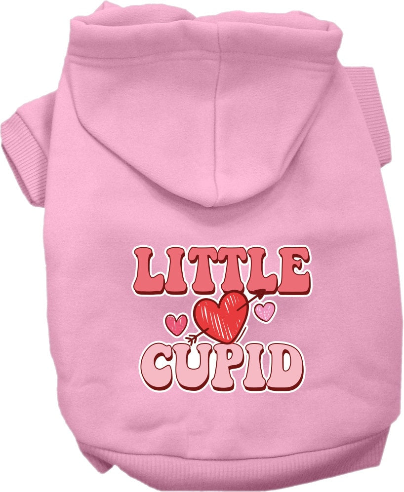 Pet Dog & Cat Screen Printed Hoodie "Little Cupid"