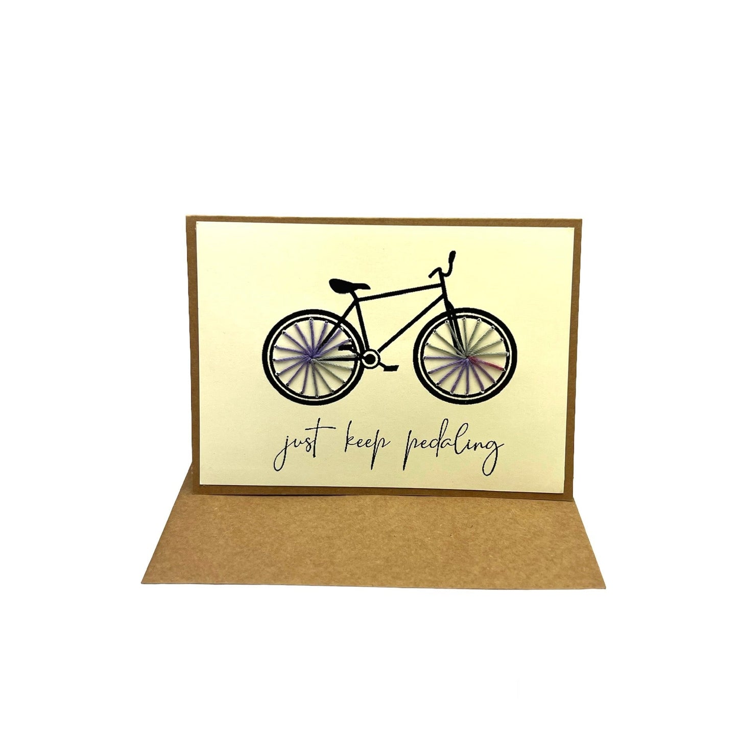 Rosie's Handmade Cards- Keep Pedaling