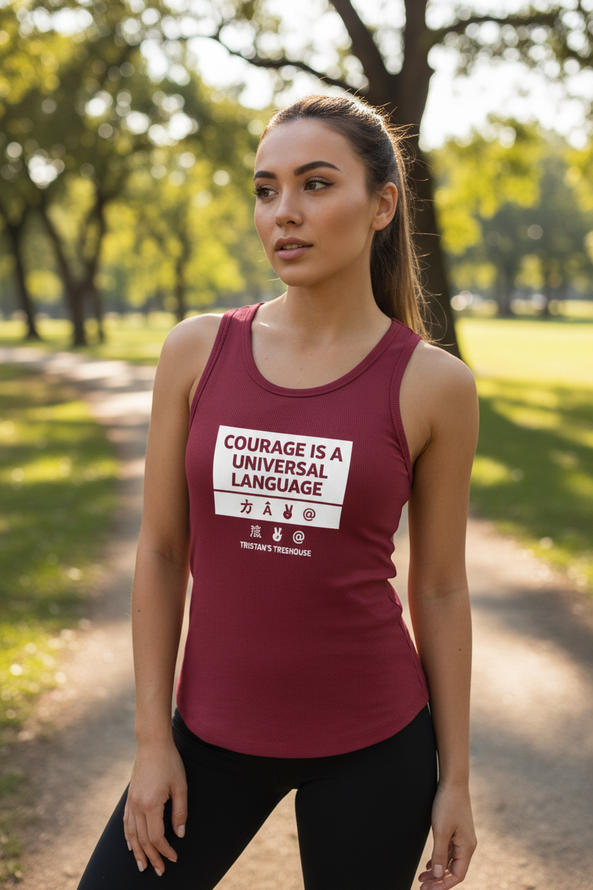 Courage is a Universal Language – Tank Top